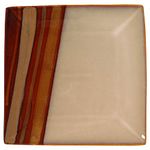 Sango Avanti Brown Square Dinner Plate