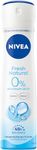 NIVEA Fresh Natural Deodorant Spray, Deodorant without Aluminium (ACH) with Gentle Care, Antibacterial Deodorant with 48-Hour Protection and Unique Infinifresh Formula (150 ml)