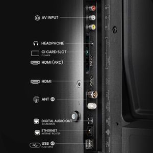 Hisense 40" Smart TV – Full HD LED, Built-In Apps