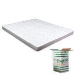 EVERGREENWEB - Double Mattress 140x190 cm for Sofa Bed 14 cm High (5,5 inch), Orthopedic Waterfoam Mattress for Bed Frames and Bases, Ergonomic with White Hypoallergenic Coating - DAYBED