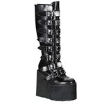 Demonia Swi815/B/Pu, Women's Ankle Boots, Black (Black), 7 UK (40 EU)