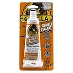 Gorilla 100% Silicone Sealant Caulk, All Purpose, Waterproof, 2.8oz/82ml Squeeze Tube, Clear Transparent, (Pack of 1), 8190001