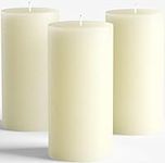 Set of 3 Pillar Candles 3" x 6" Uns