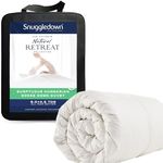 Snuggledown Hungarian Goose Down 13.5 Tog King Size Duvet - 4.5 Tog Cool Summer Plus 9 Tog All Seasons 3 in 1 Combination Quilt - Soft Jacquard Cotton Cover, Machine Washable, Size (225cm x 220cm)