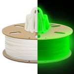 DURAMIC 3D PLA Glow Green in The Dark Filament 1.75mm, 3D Printing PLA Filament 1.75mm Dimensional Accuracy +/- 0.05 mm, 1kg Spool