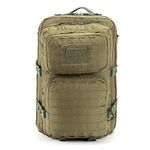 Tripole Force Plus Tactical Army 50 Litre Bag & Backpack with Laser-cut MOLLE (50 Litres Olive Green)