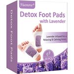 Detox Foot Patches, Detox Foot Pads, Foot Patches, Lavender Detox Foot Patches for Pain Relief & Stress Relief & Deep Sleep & Detox Cleanse, 20Pcs