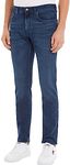 Tommy Hilfiger Men Core Straight Denton Jeans Stretch, Blue (Bridger Indigo), 38W / 30L