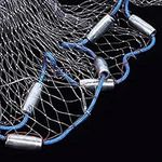 Pokerty9 Fishing Accessory, Fish Net, Fish Catch Net, for Freshwater Saltwater(3.6m)