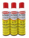 3 Cans Ronson Multi-fill Ultra Butane Fuel 5.82 Oz 165 G These Are the Big Cans! by BUTANE & LIGHTER FLUID