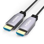 HDMI Cable 100 ft/Fiber Optical High Speed 18Gbps UHD 4K HDMI Cable/Support 4K@60Hz,4:4:4,HDCP2.2,HDR10,ARC,3D,Dolby Vision,HEC,One Direction