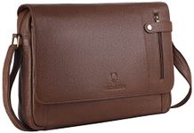 WildHorn Mens Messenger Bags (Brown)