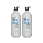 KMS Moist Repair Shampoo and Conditioner Set, 750 ml