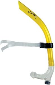 FINIS Original Swimmer's Snorkel - High-Quality Center-Mount Snorkel Set for Swimming Laps & Training - Snorkel Gear with Adjustable Fit, Silicone Mouthpiece, and Purge Valve - Junior Size