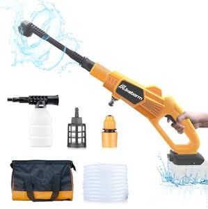 Cordless Car Washer for Dewalt 20V Battery DCB206, 900 PSI Handheld High-Pressure with 6in1 Nozzle for Car Cleaning Replace for DCPW550B(Battery Not Included)