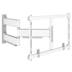 Vogel's Elite 5645 full-motion ultra-thin TV wall bracket for 40-77 inch TVs, Max. 45 kg, Swivels up to 180°, Full-motion TV mount max. VESA 600x400, Universally compatible