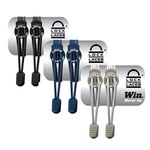 LOCK LACES USA (Elastic No Tie Shoelaces - Pack of 3) - Lock Them Once and Break Free from Tying Them All Day! (Black/Navy Blue/Gray)…