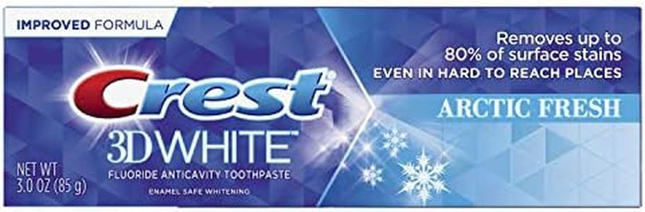 Crest 3D White, Whitening Toothpaste Arctic Fresh, 3.0 Oz, 0.19 Lb
