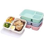 Ylebs 4 Pack Bento Lunch Box 3 Comp