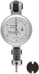 TESA Brown & Sharpe 74.111370 Interapid 312 Dial Test Indicator, Horizontal Type, M1.7x4 Thread, 0.157" Stem Dia., White Dial, 0-15-0 Reading, 1.5" Dial Dia., 0-0.06" Range, 0.0005" Graduation, +/-0.01mm Accuracy - 312b-1