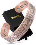 MagnetRX® Magnetic Copper Bracelets for Men – Effective 99.9% Pure Copper Bracelet for Men – Adjustable Copper Magnetic Bracelets (Irish Tree)