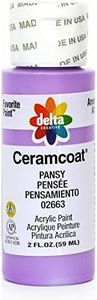 Delta Creative Ceramcoat Acrylic Paint in Assorted Colors (2 oz), 2663, Pansy