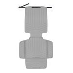 WeatherTech Child Car Seat Protector – Grey – Under-Seat +Back Mat with Front Flap for Baby & Toddler Car Seats – Protects Upholstery from Spills & Indents – Durable, Easy to Clean