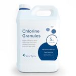 ClearSpa Chlorine Granules 5kg - Stabilized Suitable for Hot Tub, Spa and Swimming Pool Treatment