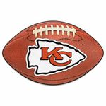 FANMATS 5785 Kansas City Chiefs Football Rug - 20.5in. x 32.5in. | Sports Fan Home Decor Rug and Tailgating Mat - KC Arrow Primary Logo