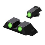 HOUSON Green Dot Visor, Red Dot Visor Night Vision Front and Rear Visor Set Glows in the Dark for Glock 17/19/22/23/24/26/27/33/34/35