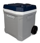 Igloo - Maxcold Latitude 62 Roller With Wheels, Grey and Blue - 56 Litres