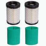 DUCTAIL 2 Pack 22-083-01, 22-083-01-S Air Filter Kit Compatible with Kohler 5400 Series KS540 17-19.5hp Engine, Replace 22-883-01-s1 2208301s Cub Cadet xt1 Lawn Mower Air Filter