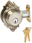 Schlage B60BRK619 Series Deadbolt Brookshire Rose Single Cylinder Deadbolt Schlage Lock Company