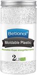 Betionol Moldable Plastic 32 oz, White Modeling Compound of Art Clays for DIY Making, Round 2Lb/906g