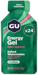GU Energy Original Sports Nutrition Energy Gel, Salted Watermelon, 24-Count Box