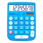 CATIGA Bureau CD8185 and Home Style Calculator 8 Digit LCD Screen Suitable for Office and Move Use (Blue)