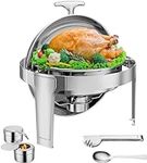 Garvee 6QT Roll Top Round Chafing D