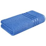 MYTRIDENT Towels for Bath | Comfort Living Towels | Quick Drying | Travel Friendly | Bath Towel for Men/Women | 1 Piece Towels for Bath Large Size |100% Cotton 400 GSM | 70 cms x 140 cms - Ocean Blue