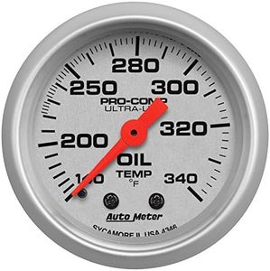 Auto Meter 4346 Ultra-Lite Mechanical Oil Tank Temperature Gauge