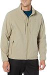 Dockers Men's Clean Zip-up Softshell Jacket, Sage, X-Small