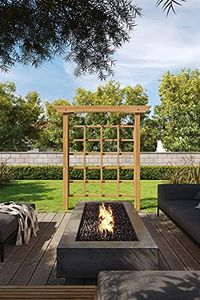 Vita Heartwood Cedar Trellis, 82 inch H x 60 inch W, FSC, Wood, Garden Décor Lattice, Privacy Screen, VA68899