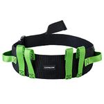 COW&COW Gait Belt (28inch-52inch) - with 6 Handles and Quick Release Buckle - Transfer Walking and Standing Assist Aid for Homecare,Nurse,Physical Therapy(Green)