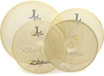 Zildjian L80 Series Low Volume 3 Cymbal Box Set - 14 Inch Hi-Hats, 16 Inch Crash, 18 Inch Crash/Ride