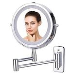 Wall Mounted Lighted Makeup Mirror,