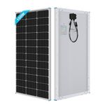 Renogy 100W Solar Panel 12 Volt High-Efficiency Monocrystalline Module PV Power for Motorhome, Boat, Caravan, Campervan and Off-Grid Applications