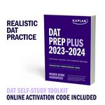DAT Self-Study Toolkit 2023–2024: DAT Prep Plus Book + 4 Practice Tests + Qbank