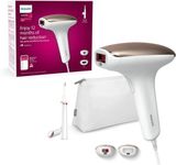 Philips Lumea IPL Hair Removal Advance - Hair Removal Device with Satin Compact Pen Trimmer, 2 Attachments for Body and Face, Corded Use (Model BRI921/00)