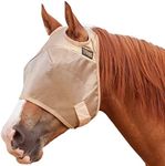 Cashel Economy Horse Fly Mask, Gold, Horse