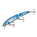 Bomber Lures B15JPTL Jointed Long A Fishing Lures (Silver Prism/Blue Back, 4 1/2")