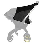 LuQiBabe Baby Sunshade Extension Compatible with Doona Car Seat Stroller Sunshade Extension UV Protection 360 Sun Shade Cover Use for Doona Car Seat Cover Replacement Baby Stroller Sun Protection